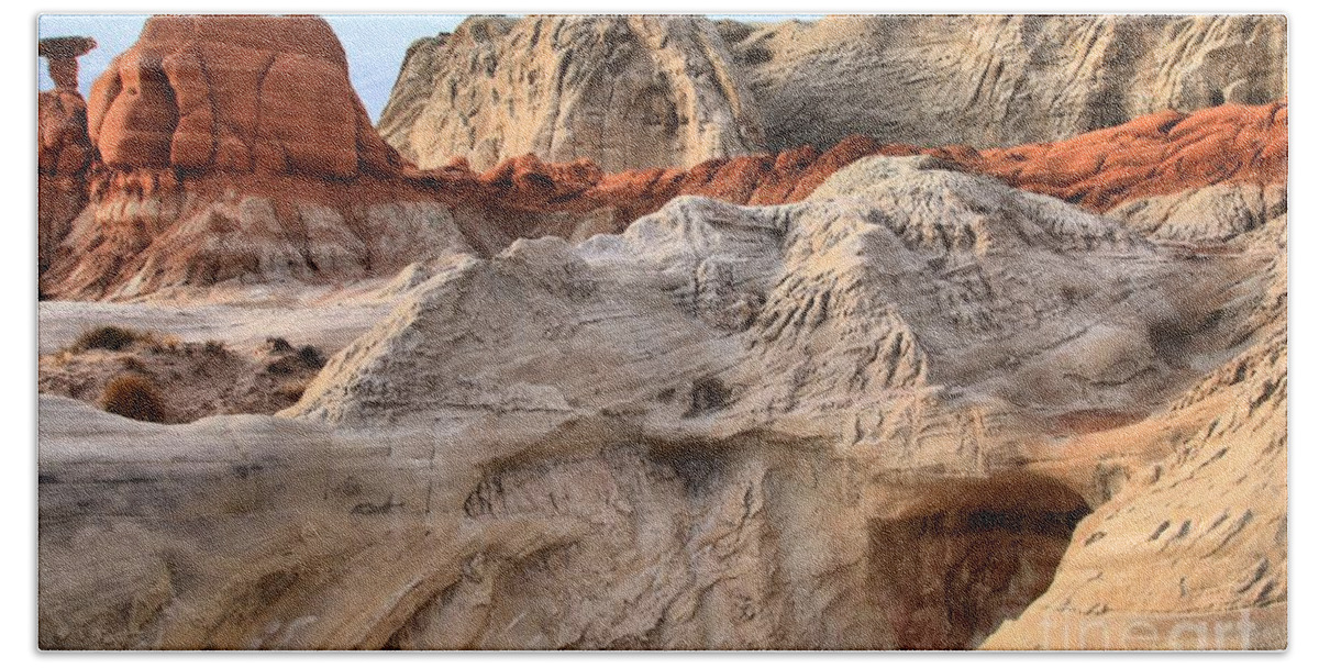 Toadstools Beach Towel featuring the photograph Utah Badlands by Adam Jewell