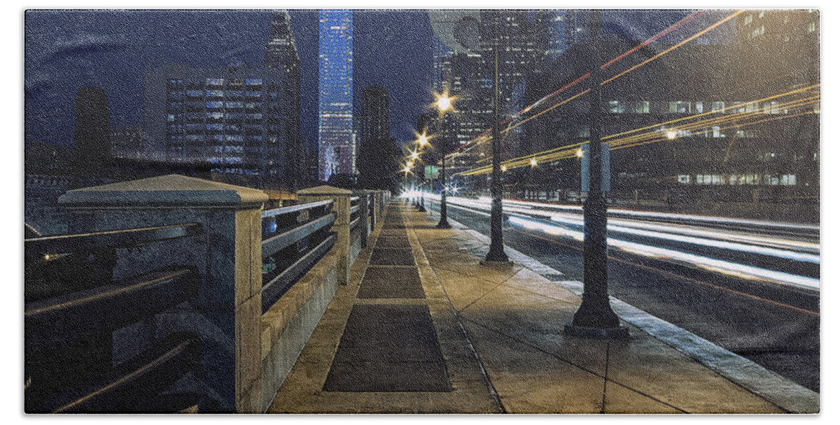 Philadelphia Beach Towel featuring the photograph Warp Speed by Rob Dietrich