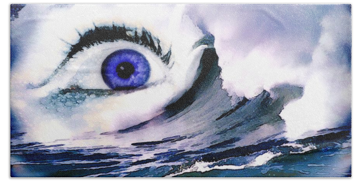 Eyes Beach Towel featuring the photograph Window Of Your Soul by Pennie McCracken