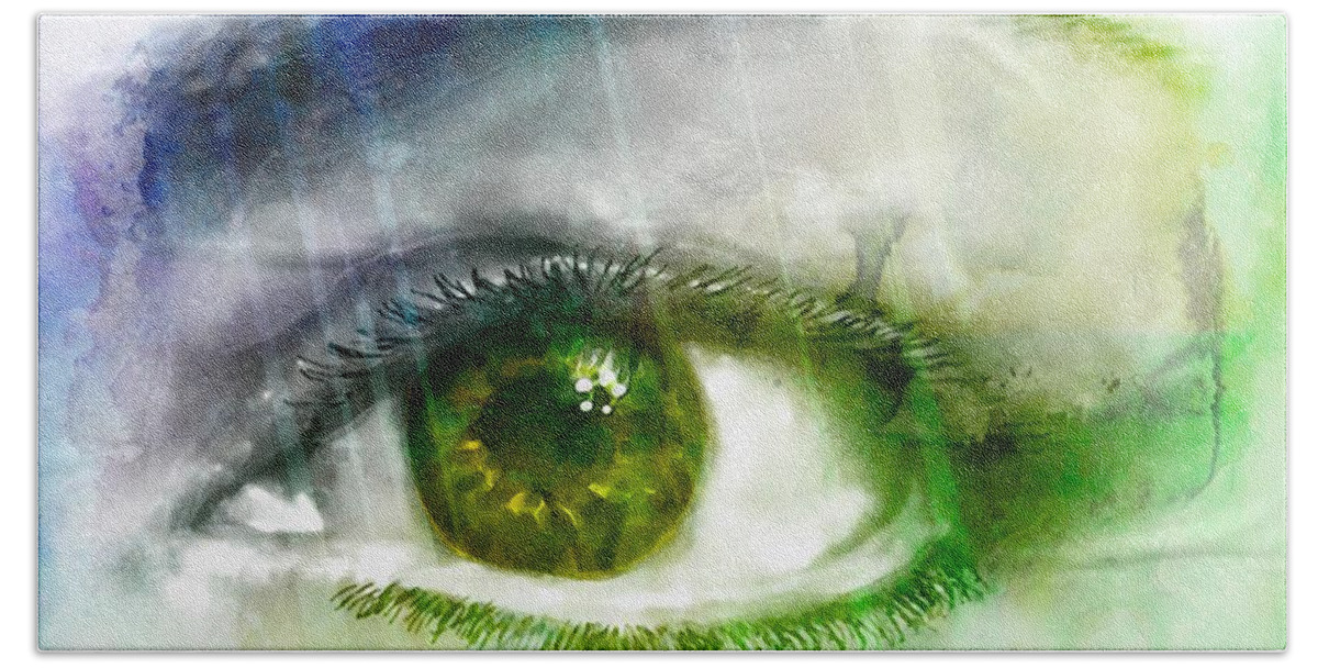 People Beach Towel featuring the photograph Window to the Soul IIX by Debbie Portwood