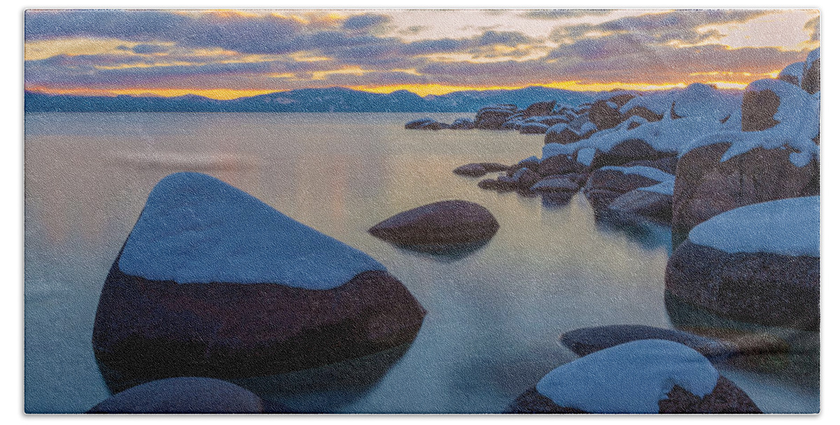 Landscape Beach Towel featuring the photograph Winter Dream by Jonathan Nguyen