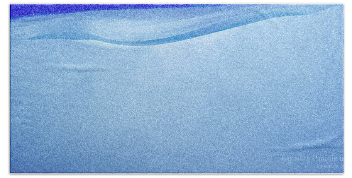Snow Beach Sheet featuring the photograph Wyoming Prairie in October by Amanda Smith