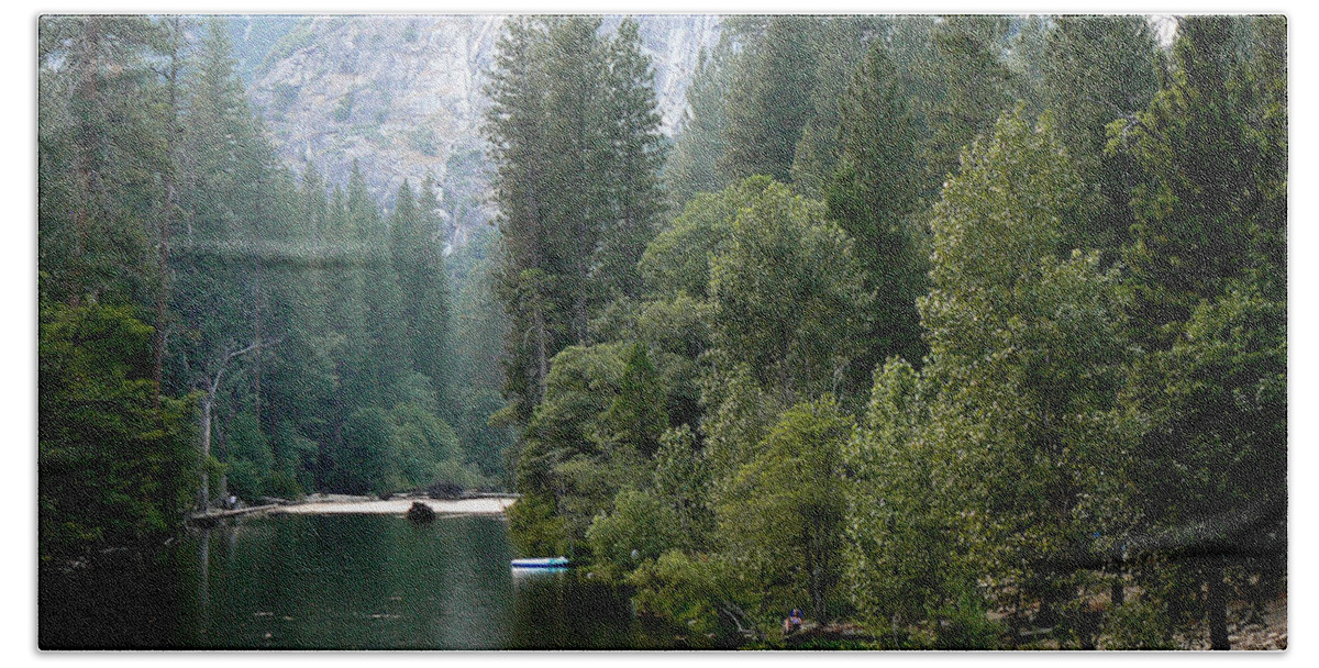 Yosemite National Park Beach Towel featuring the photograph Yosemite National Park by Laurel Powell