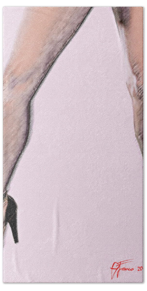 Art Paper Beach Towel featuring the digital art Zoe by Vincent Franco