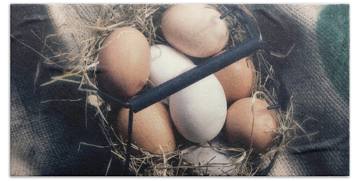 Eggs Beach Towel featuring the photograph Eggs #1 by Joana Kruse