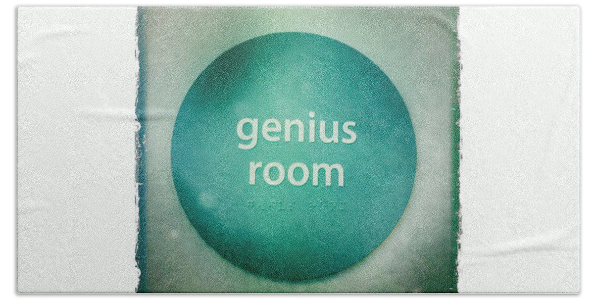 Genius Room Beach Sheet featuring the photograph Genius Room by Nina Prommer