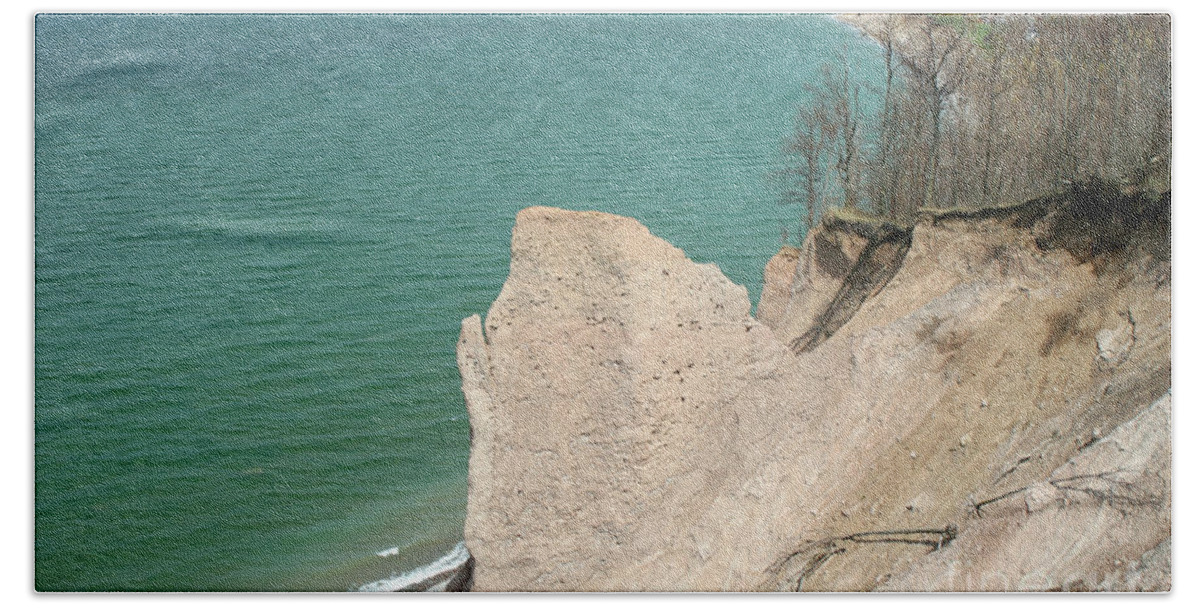 Erosion Beach Towel featuring the photograph Coastal Erosion #2 by Ted Kinsman