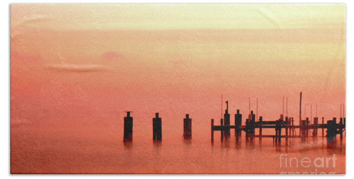 Clay Beach Towel featuring the photograph Eery Morn #2 by Clayton Bruster