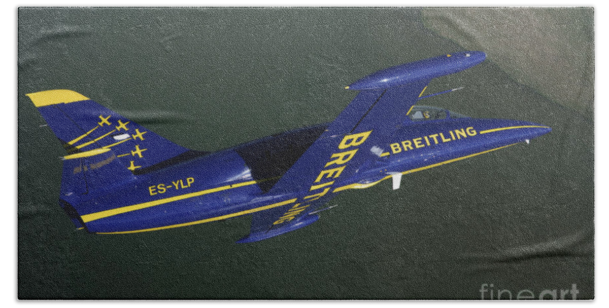 Transportation Beach Towel featuring the photograph Flying With The Aero L-39 Albatros #2 by Daniel Karlsson