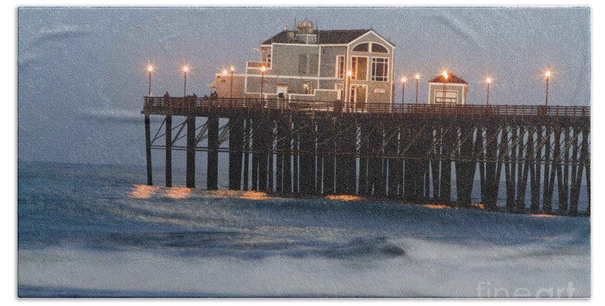 Oceanside Beach Towel featuring the photograph 8038 by Daniel Knighton