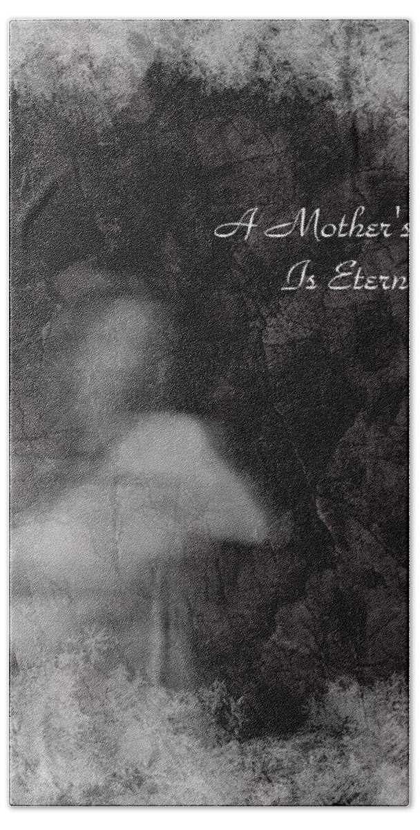Mother Beach Towel featuring the digital art A Mother's Love by Rhonda Barrett