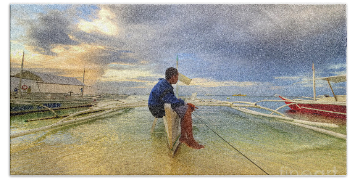 Yhun Suarez Beach Towel featuring the photograph Anticipation by Yhun Suarez