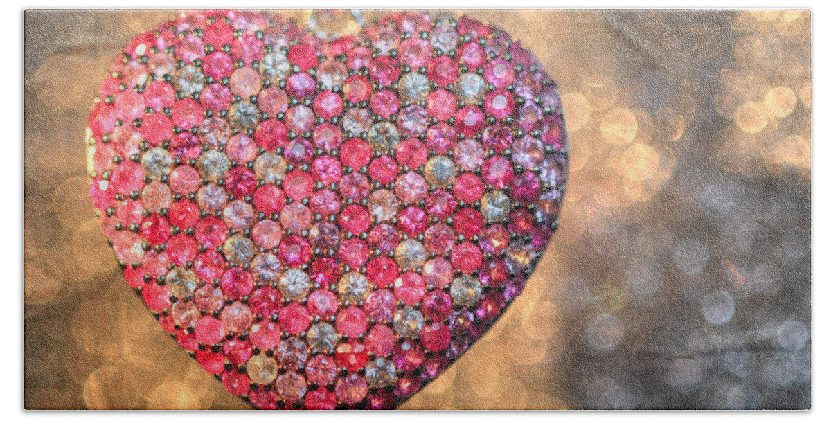 Sold Beach Sheet featuring the photograph Bedazzle My Heart by Shelley Neff