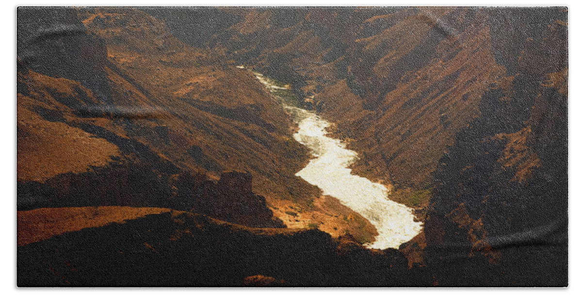 Colorado River Beach Towel featuring the photograph Colorado River Rapids by Julie Niemela