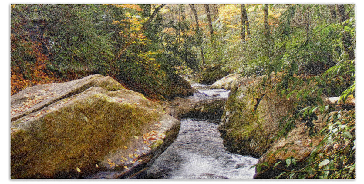 Courthouse Beach Towel featuring the photograph Courthouse River in the Fall 2 by Duane McCullough