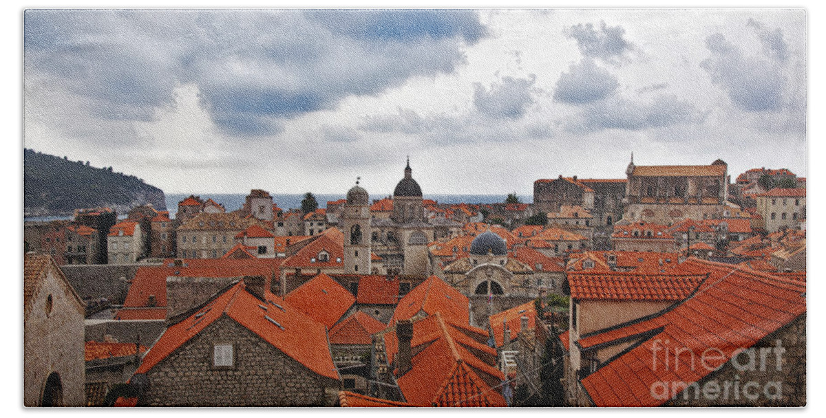 Dubrovnik Beach Towel featuring the photograph Dubrovnik View 7 by Madeline Ellis