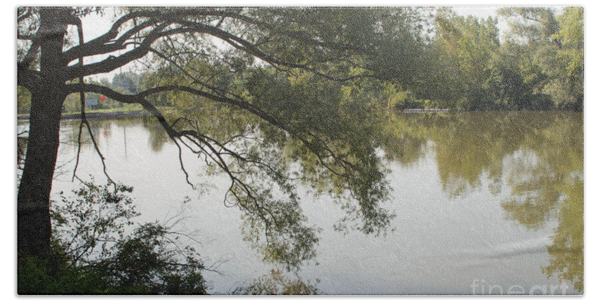 Erie Canal Beach Sheet featuring the photograph Erie Canal Turning Basin by William Norton