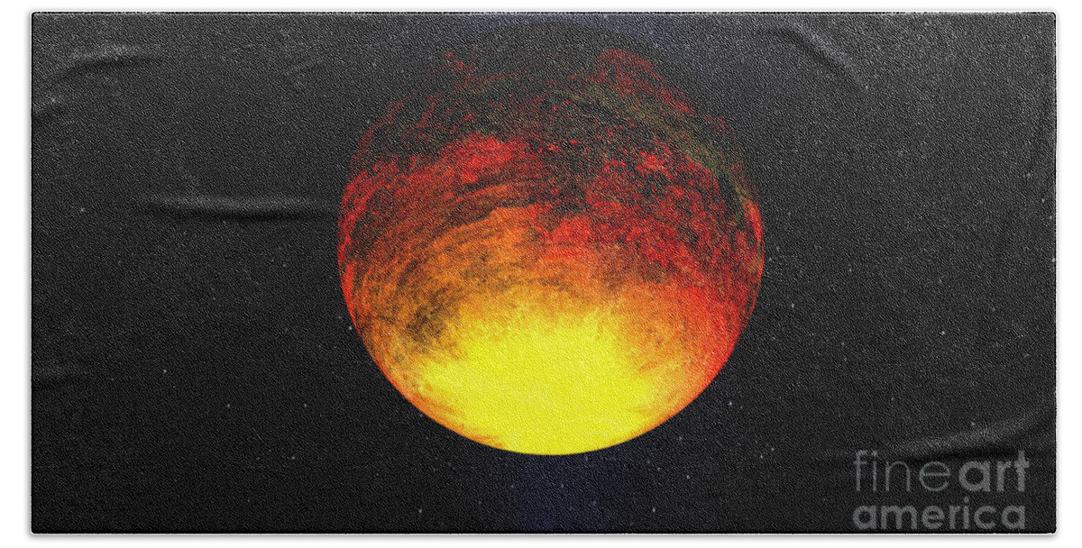 Exoplanet Beach Towel featuring the photograph Exoplanet, Kepler-10b by NASA/Science Source