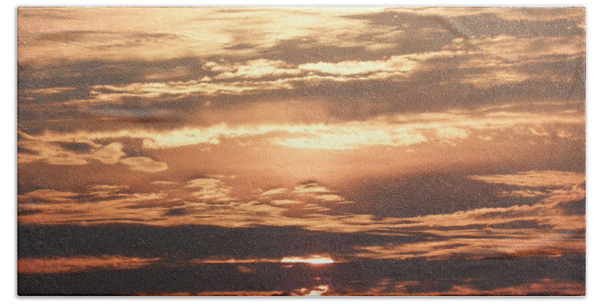 Sunrise Beach Towel featuring the photograph Explosion Of Color by Kim Galluzzo Wozniak