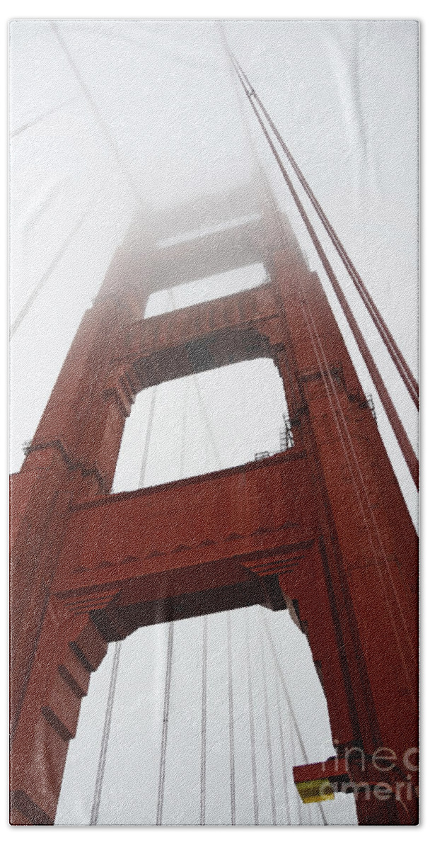Golden Gate Bridge Beach Sheet featuring the photograph Golden Gate Bridge by Cassie Marie Photography