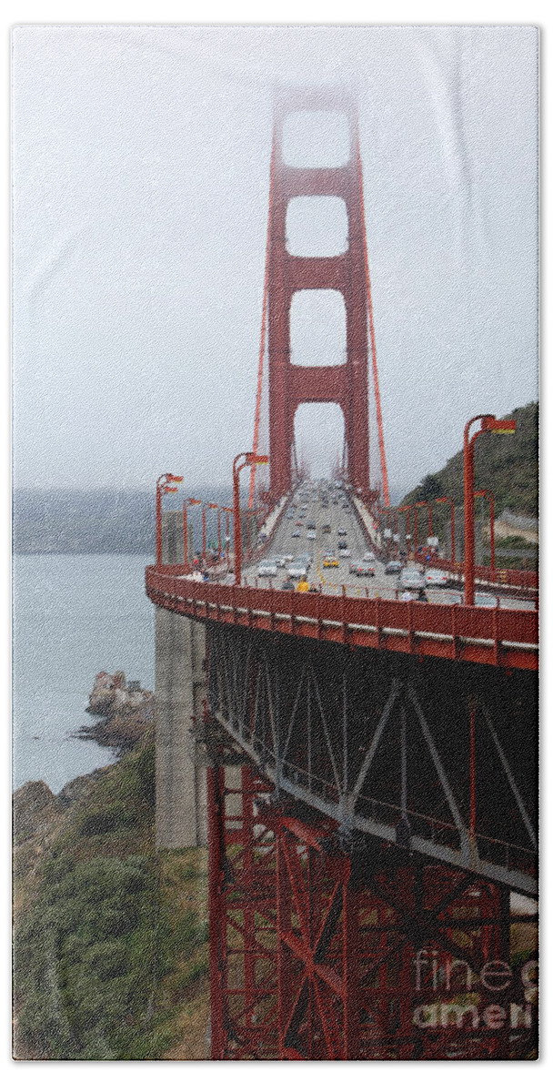 San Beach Towel featuring the photograph Golden Gate Bridge by Daniel Knighton
