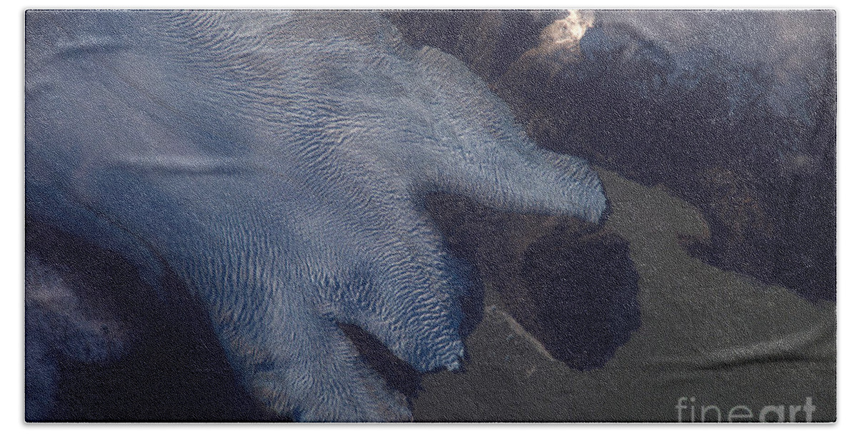 Nasa Beach Towel featuring the photograph Grey Glacier, Chile by Nasa