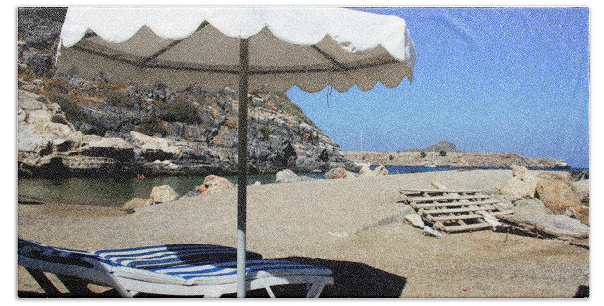 Umbrella Beach Towel featuring the photograph Holiday by La Dolce Vita