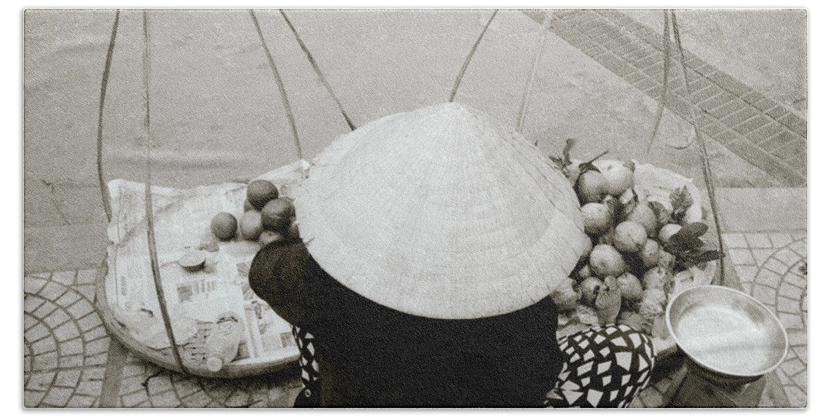 Vietnam Beach Towel featuring the photograph Life In Hue by Shaun Higson