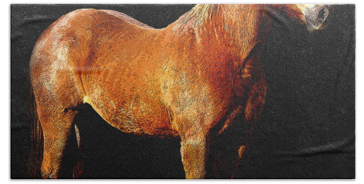 Horse Beach Towel featuring the photograph Majestic by Jenny Gandert