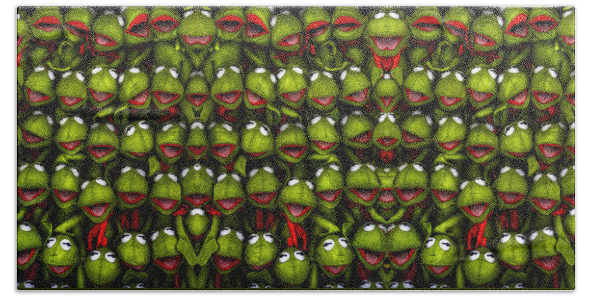 Fair Beach Towel featuring the photograph Meet the Froggers by Wayne Sherriff