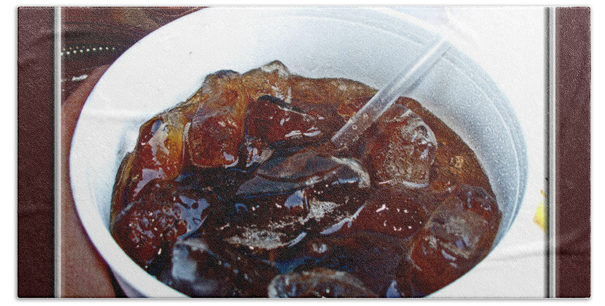 Still Life Beach Sheet featuring the photograph Mmmmmm Cold Pepsi by Debbie Portwood