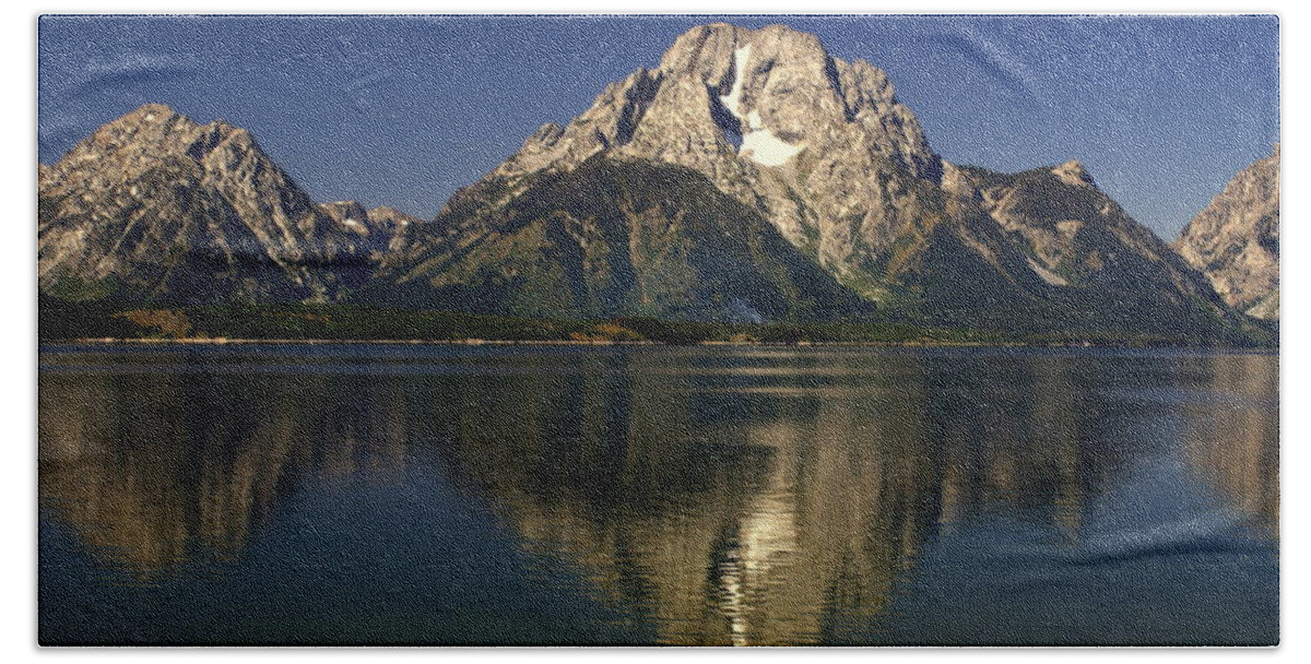 Mount Moran Beach Towel featuring the photograph Moujnt Moran 5 by Marty Koch