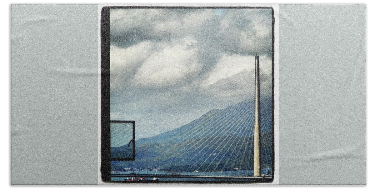  Beach Towel featuring the photograph Out My Window by Lorelle Phoenix