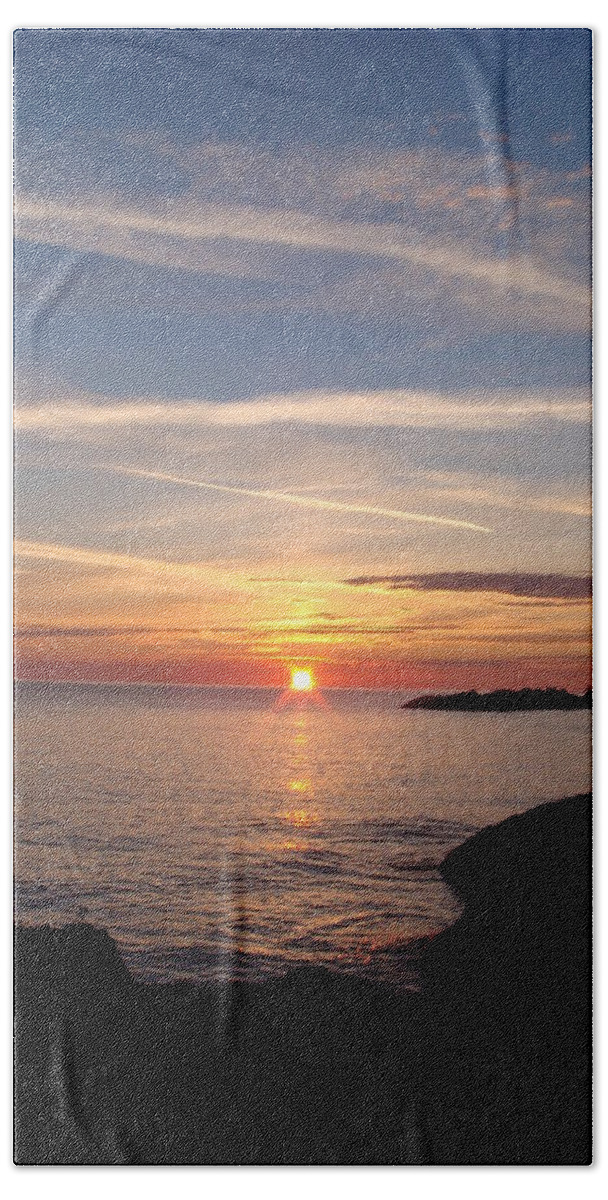 Sunrise Beach Sheet featuring the photograph Rising Sun by Bonfire Photography
