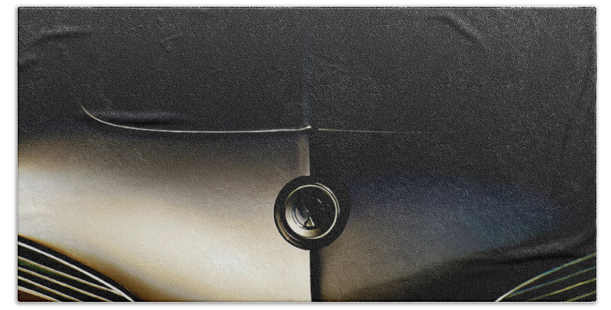 Volkswagen Beach Towel featuring the digital art Silver Shadow by Douglas Pittman