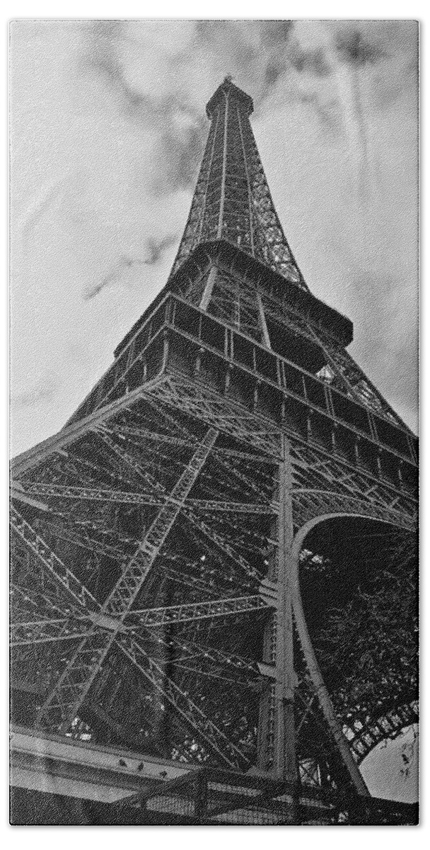 Eiffel Tower Beach Towel featuring the photograph Still Standing by Eric Tressler