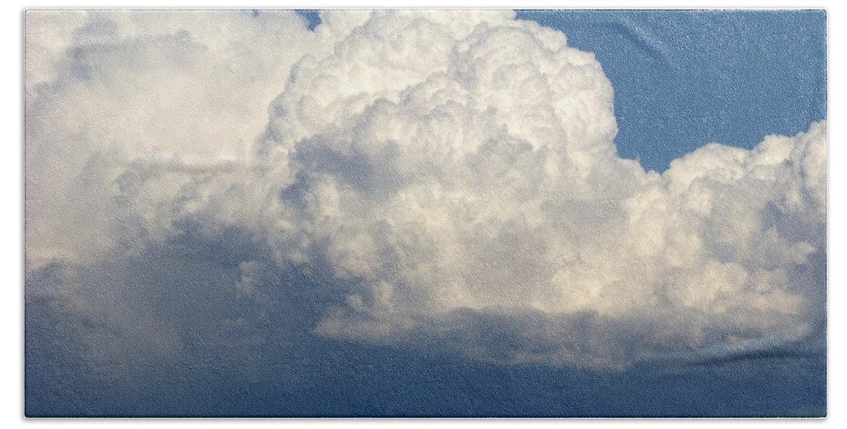 Clouds Beach Towel featuring the photograph Storm's A Brewin' by Dorrene BrownButterfield