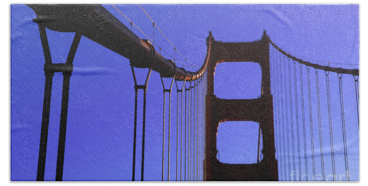 Golden Gate Beach Towel featuring the photograph The Golden Gate Bridge by Bob Christopher