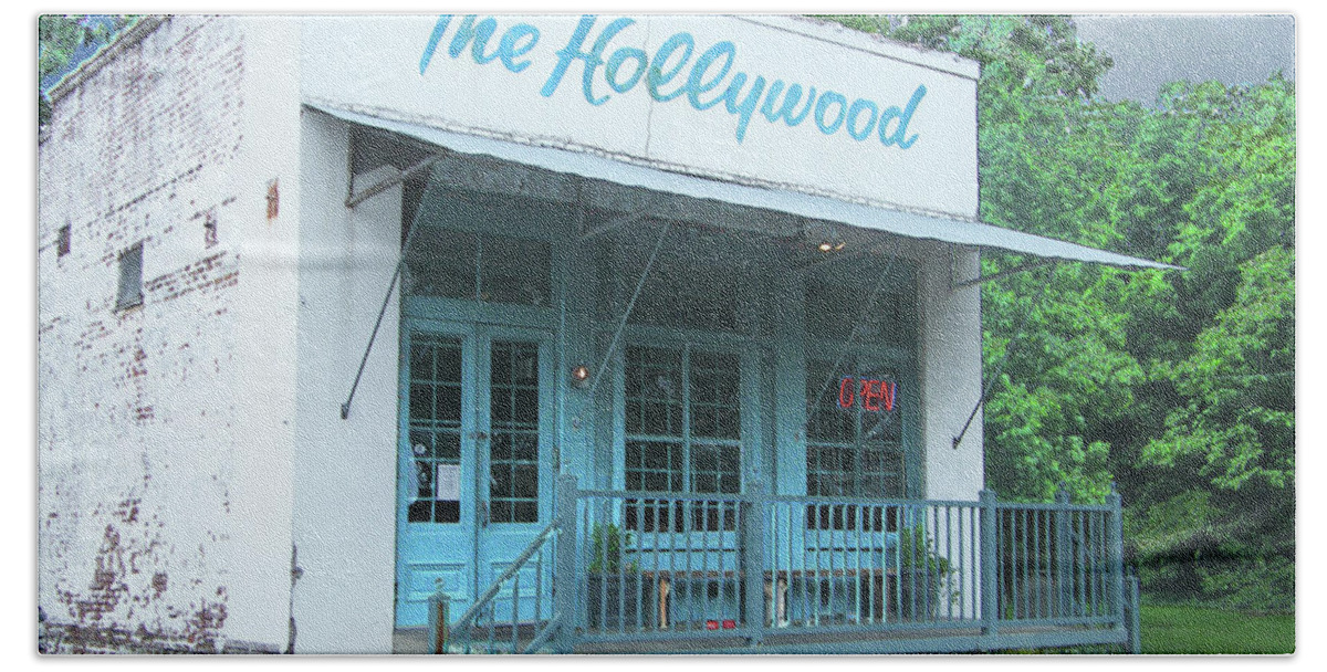 Restaurant Beach Towel featuring the digital art The Hollywood at Tunica MS by Lizi Beard-Ward