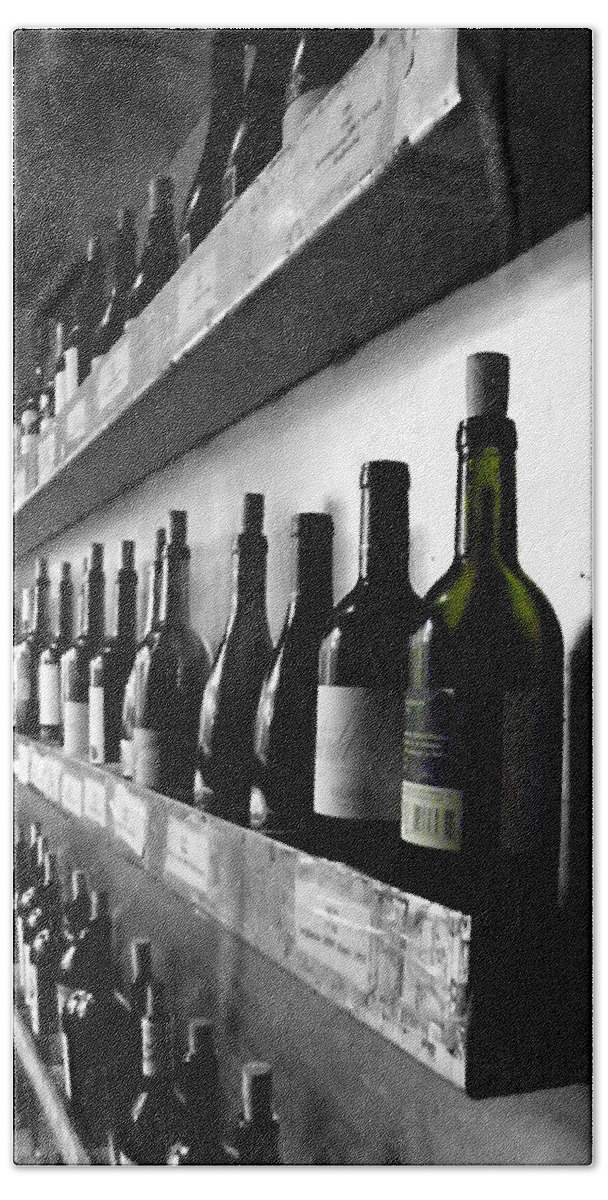 Wine Beach Towel featuring the photograph The Wine Cellar 2 Berns Steakhouse by Judy Wanamaker