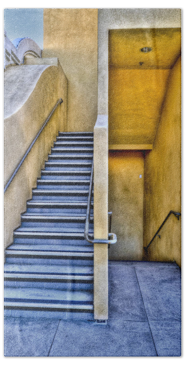 Photography Beach Sheet featuring the photograph Up Stairs Down Stairs by Paul Wear