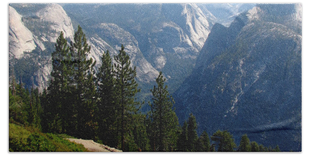 Yosemite Beach Towel featuring the photograph Yosemite by Carla Parris