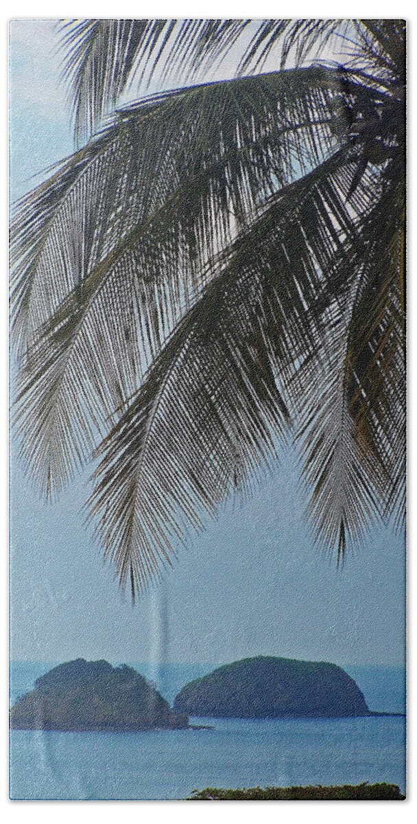 Palm Trees Beach Towel featuring the photograph Islands Under the Palm by Jennifer Robin