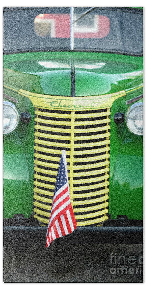 Classic Beach Towel featuring the photograph 1940 Chevrolet truck by George Robinson
