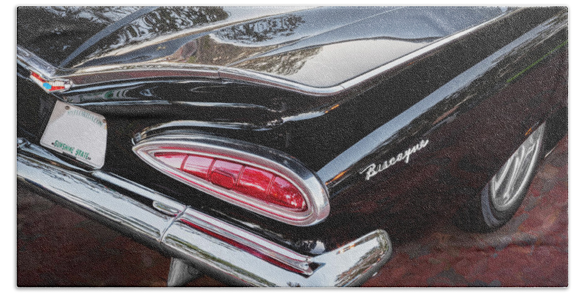 1959 Chevrolet Biscayne Beach Towel featuring the photograph 1959 Chevrolet Biscayne  by Rich Franco