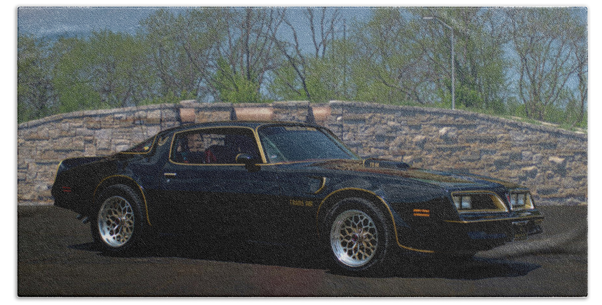 1978 Beach Sheet featuring the photograph 1978 Pontiac Trans Am by Tim McCullough