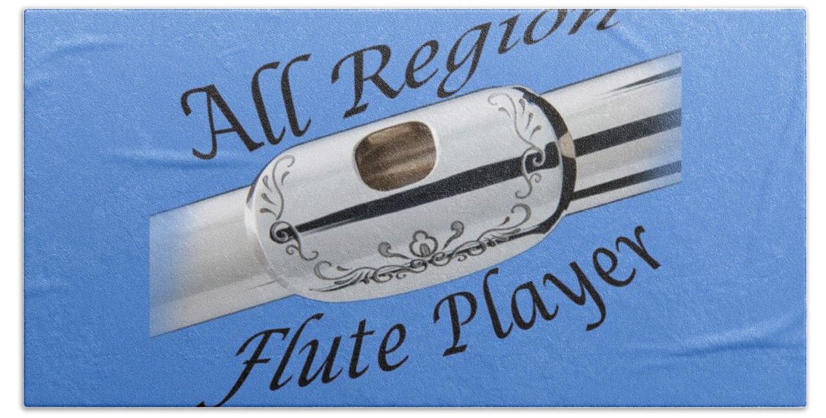 All Region Flute Player Beach Towel featuring the photograph All Region Flute Player #1 by M K Miller