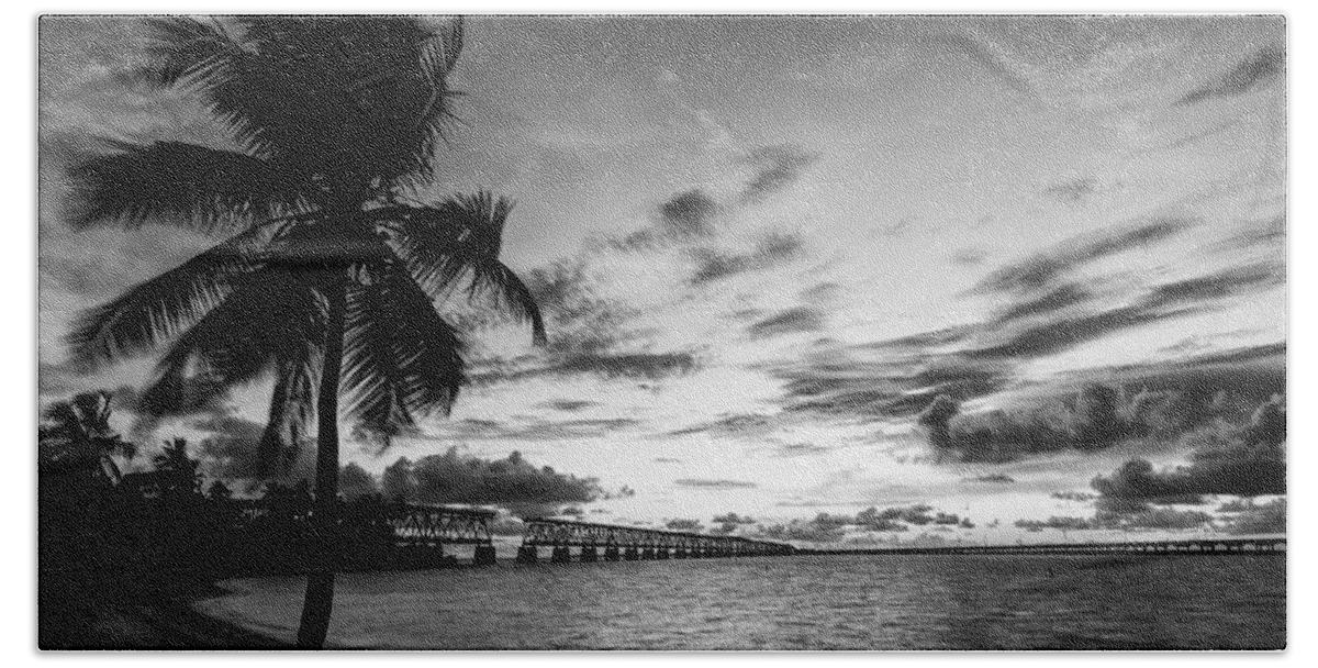 Florida Beach Sheet featuring the photograph Bahia Honda State Park Sunset #1 by Stefan Mazzola