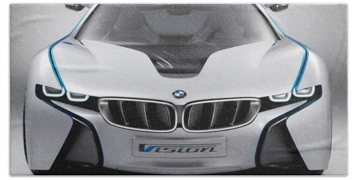 Bmw Beach Towel featuring the photograph Bmw #1 by Mariel Mcmeeking