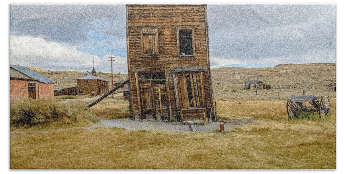 Bodie California Beach Towel featuring the photograph Bodie #1 by Mike Ronnebeck